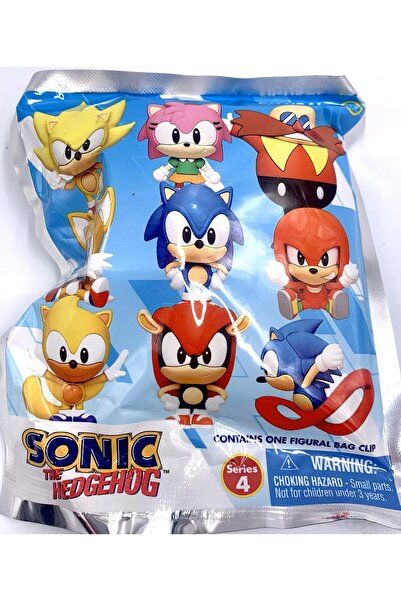 MonoGram مشبك حقيبة سونيك 3D إسفنجية سلسلة 4 MN36065 (حقيبة عمياء، عبوة واحدة، للأعمار من 4 سنوات فما فوق)