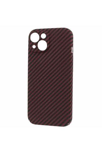 Apple Husa iPefet Carbon pentru, iPhone 11, Kevlar Pattern, Rosie