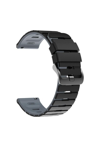 UnDePlus Redmi Watch 5 Active/Lite Amazfit Pace 1/2 22mm Strap Double Soft Silicone Band Str-27