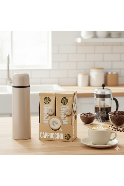 Kahve Dünyası ترمس كابتشينو إكس هالسا من الفولاذ