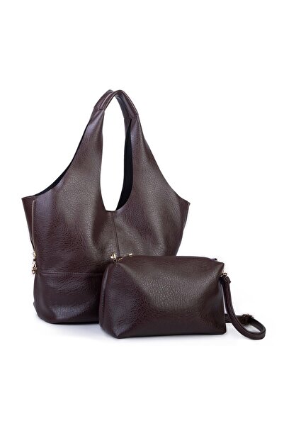 Nas Bag Large Size Casual Women's Shoulder Bag Puppy Bag Brown Victoria