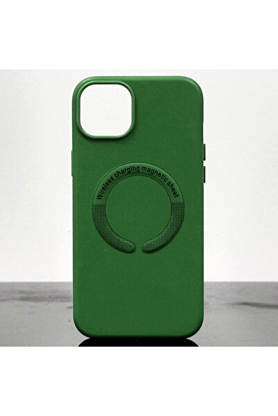 Apple Θήκη iPhone 14 Pro Max, MagCase, -Δέρμα, Πράσινη