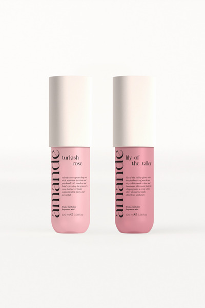 Amande Turkish Rose ve Lily of the Valley Vücut Misti Set