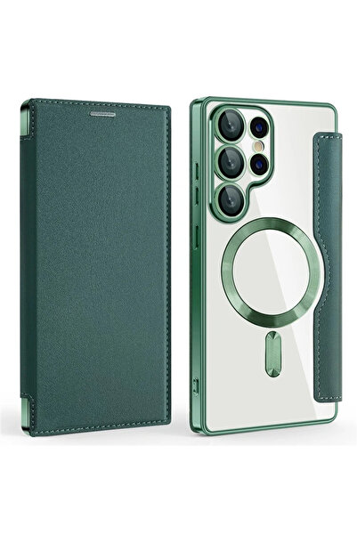 Samsung Husa MagFlip pentru S25 Ultra (S938), Magnet, RFID protect, Leather, ...