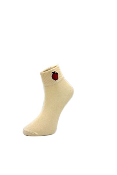 Çekmece Mixed Fruit Patterned Unisex-Women's 6-Piece Colorful Cotton Socks