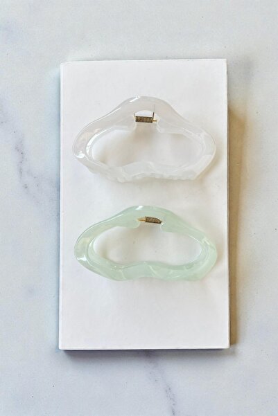 VERA HOUSE Büyük Boy Parlak Kıskaçlı Mandal Toka 2li Set - Saç Tokası Renkli ...