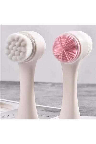 NATURE Ann 2-in-1 Double-Sided Facial Cleansing Brush