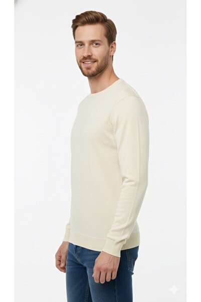 ModaPlaza Men's Crew Neck Sweater 6000