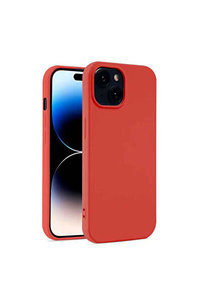 Apple Soft Case for iPhone 14 Plus, MicroFiber, TPU, Pure Red