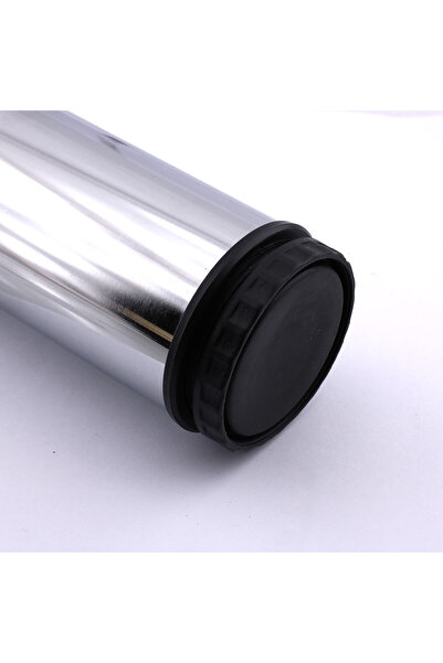 Badem10 Chubby Chrome Silver Metal Coffee Table Desk Leg 41cm Single Durable Furniture Support Riser Feet Model