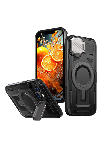 Apple Husa pentru iPhone 16e, Armor MagCase, CamBracket, Neagra