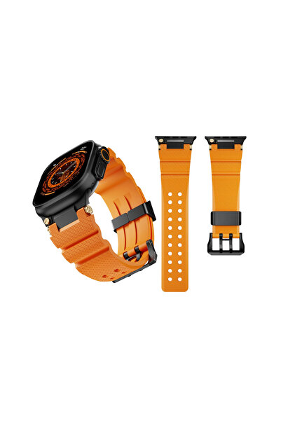 Rubber Kordon 44-45-46-49mm Watch Uyumlu