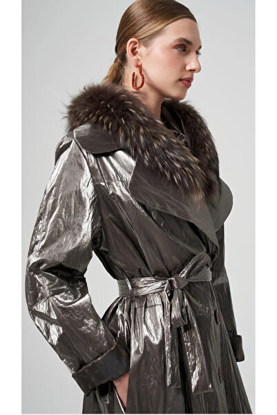 MissWhence Patent Leather Top Coat