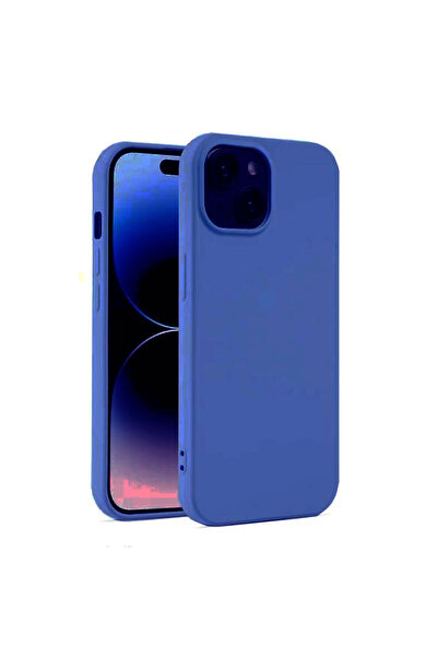 Apple Husa pentru iPhone 12, MicroFiber, TPU, Navy Albastra
