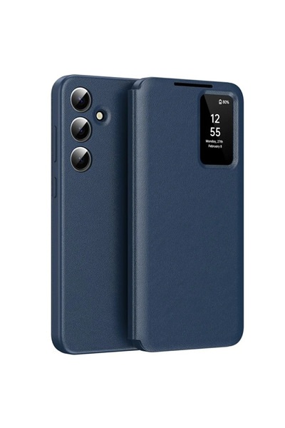 Samsung Θήκη Flip Smart για Z Fold6 (F956), Μαγνητική όψη, Πορτοφόλι, Μπλε σκ...