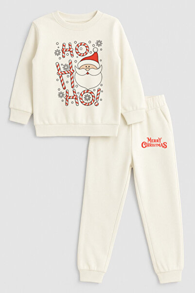 MODA طقم ملابس رياضية للأطفال من سانتا كلوز لعيد الميلاد لعام مطبوع من 2026، ...