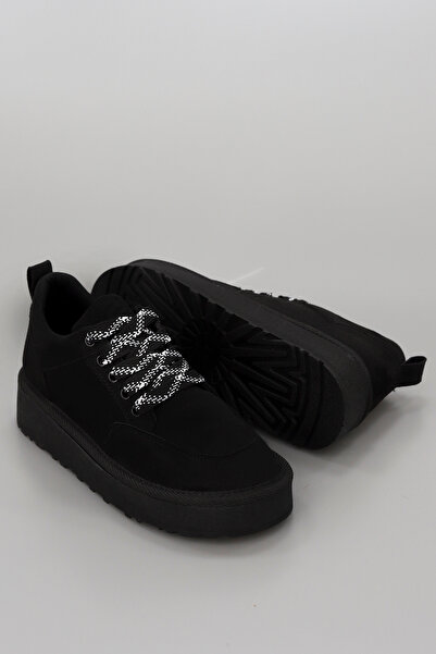 kajal ayakkabı Dzy 454 Thick Sole Lace-Up Shoes