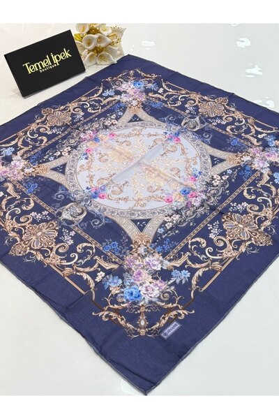 Siyane Шал от памук с ръчно изработени шевове 10