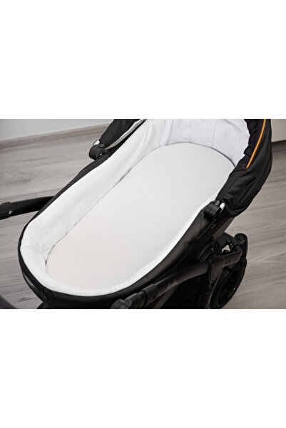 Sensillo Baby carriage mattress Alba 75x35x3cm made of coconut fiber with removable quilted cover