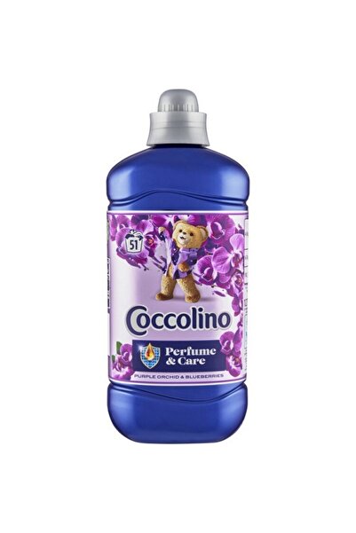 Coccolino Purple Orchid Blueberries Fabric Softener, 1.275 l, soft and velvety clothes, 51 washes