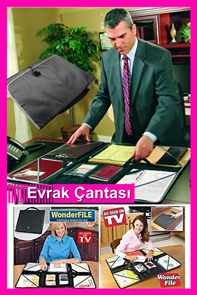 Bundera Briefcase No More Mess Organizer Office Bag Filing Archiving Organizing Bag