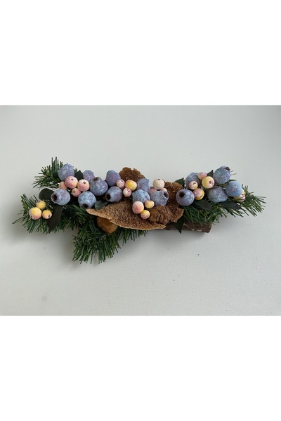 Yakamoz Konsept Yeniyıl yılbaşı mery christmas dekoratif obje yapay çiçek ara...