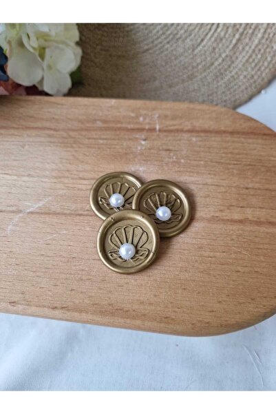 cev den store شمعة ختم جاهزة 50 قطعة، ختم ذهبي اللون