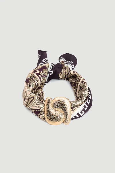 Gusto Шарф з аксесуарами та візерунком - Мурдем