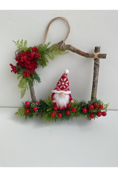 Yakamoz Konsept Yeniyıl yılbaşı mery christmas yapay çiçek dekoratif obje kap...