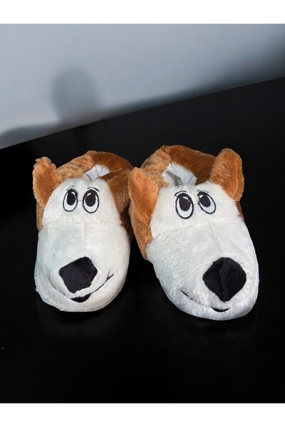 onexsports Unisex Slippers Soft Sole Wool Cute Dog