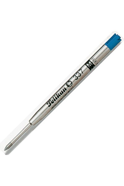 Pelikan 337 Giant Ballpoint Refill, Medium Tip, Blue Ink, Model 915439, Singl...