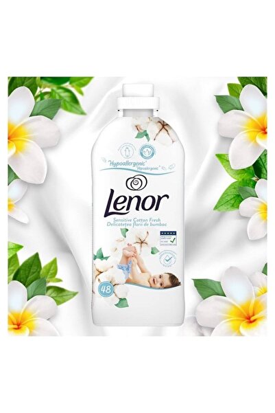 lenor Sensitive Cotton Fresh fabric softener, long-lasting freshness, hypoallergenic, 1.2 l, 48...