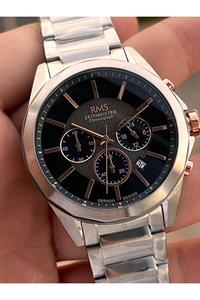 RMS Romanson Men's Watch G1577.09 with Internal Functions Active Italian Design Bracelet Gift 5 Atm