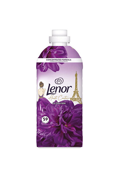 lenor Haute Couture La Desirable fabric softener, intense floral notes, 59 washes, 1239 ml