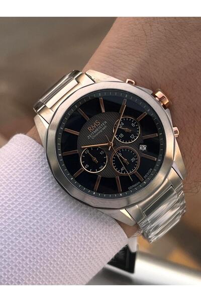 RMS Romanson Men's Watch G1577.09 with Internal Functions Active Italian Design Bracelet Gift 5 Atm