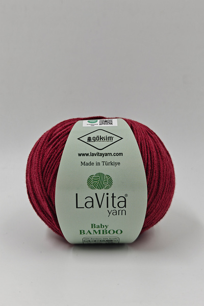 LaVita Yarn Fir de tricotat manual Baby Bamboo 50% Bambus 50% Acril 50gr (321...