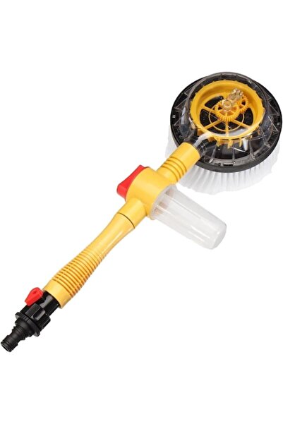 Boxely Perie rotativă auto 2 în 1 cu recipient de spumă, jet de apă, mâner te...