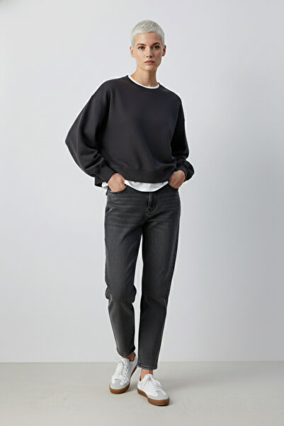 BABOKAH Balon Kollu Boxy Sweatshirt