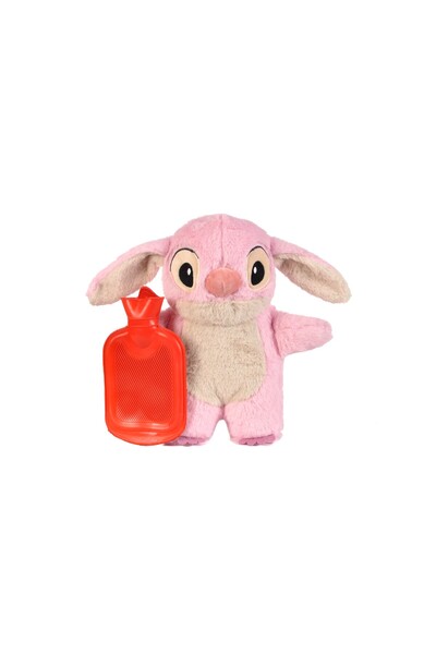 toysme Lilo Stitch Sıcak Su Torbası – Pembe Stitch Peluş Oyuncak –