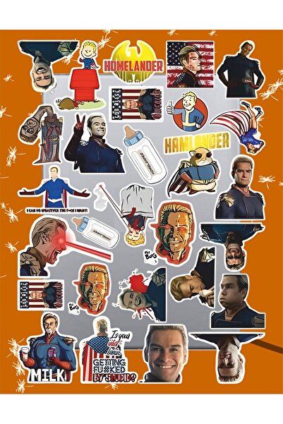 Hediyeni Al مجموعة ملصقات هوملاندر |   ملصق للكمبيوتر المحمول والدفتر والتابلت والهاتف ودفتر الملاحظات ومجلة البوليت