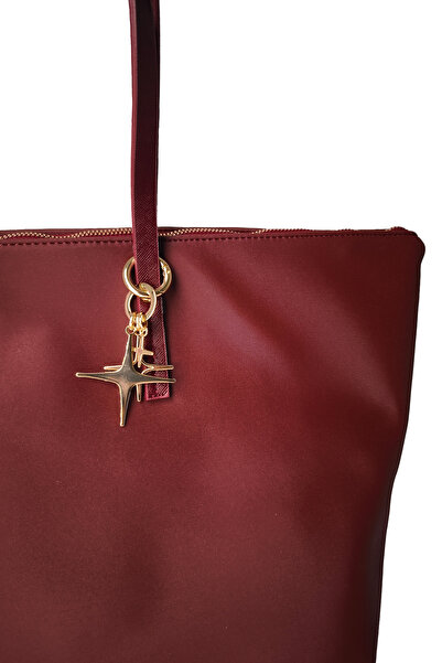 Ecrou T-3010 Large Case Parachute Fabric Bag Burgundy