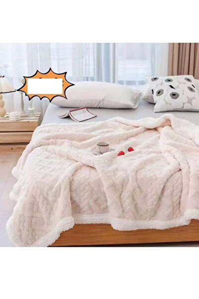 Generic BAIG Double Layer Super King Winter Blanket 200x230cm - Multicolor