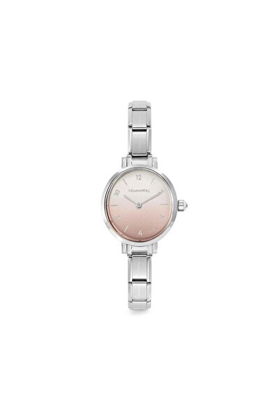 NOMİNATİON Paris Oval Kadranlı Pembe Renk Sedefli Çelik Kordon Kol Saati SİLVER