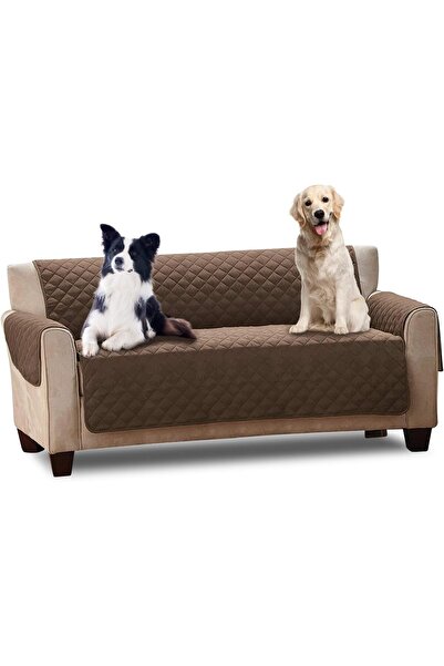 Adando Sofa Cover Slipcover Waterproof Anti-Slip Pet-Friendly (Coffee)