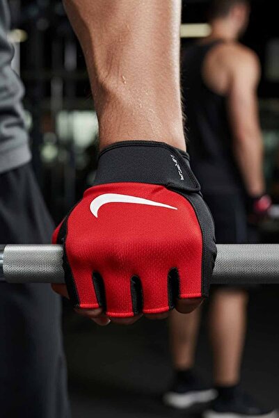 Nike Erkek Kırmızı Antreman Fitness Ağırlık Eldiveni GYM