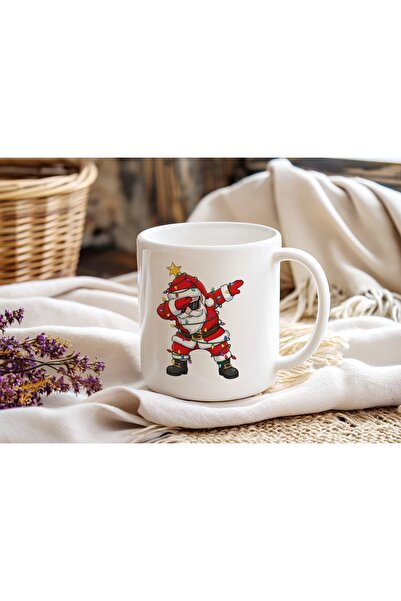 Beramussa كوب بتصميم سانتا كلوز الراقص - كوب هدية ممتع لعيد الميلاد
