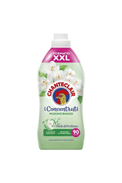 Chanteclair Concentrated fabric softener iConcentrati Muschio Bianco, fresh fragrance, 90 washes, 1.8L...