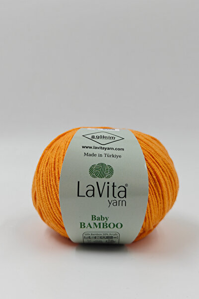 LaVita Yarn Bambusova pređa za ručno pletenje za bebe 50% B Bambus 50% A Akri...