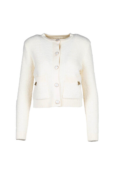monarh Sweater with special buttons and gold metallic accents