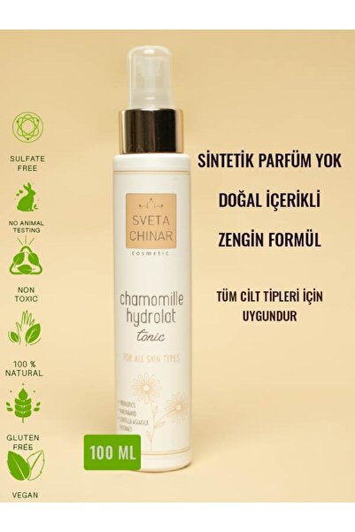SvetaChinar 100 ML Papatya Toniği Gözenek Sıkılaştırıcı ve Leke Karşıtı Akne & Karşıtı Alkolsuz